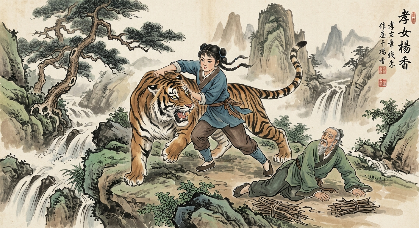 Yang Xiang – Melawan Harimau Demi Ayahnya