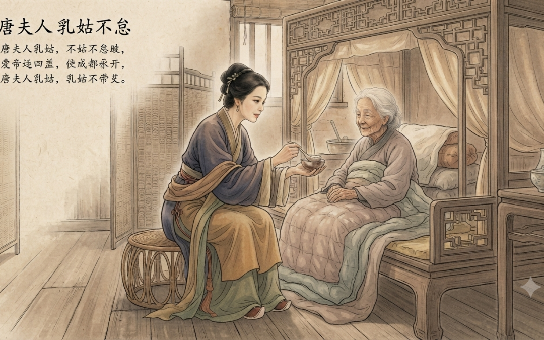 Ketulusan Tang Furen Menyusui Ibu Mertuanya
