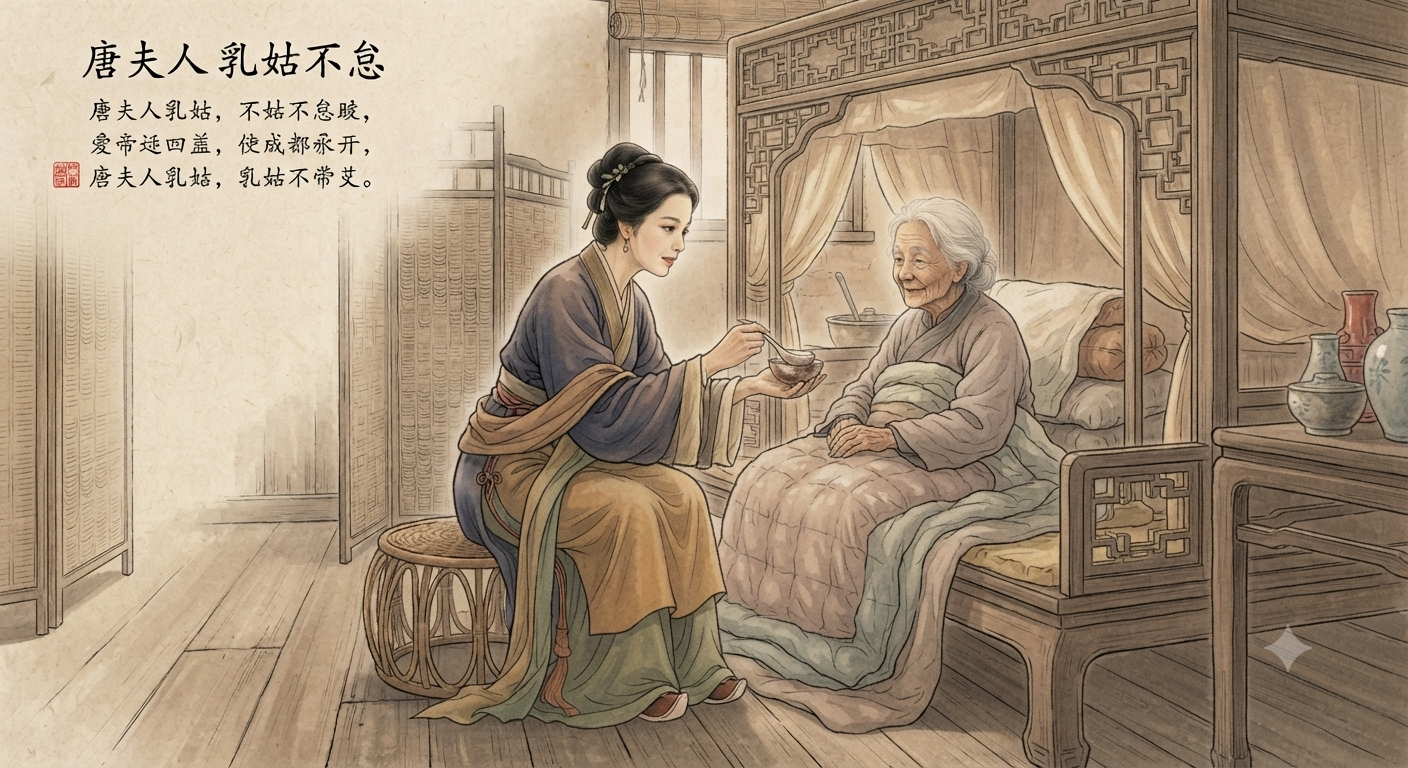 Ketulusan Tang Furen Menyusui Ibu Mertuanya