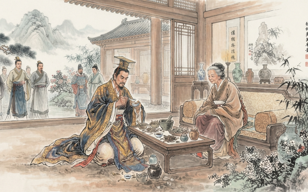 Kaisar Liu Heng Merawat Ibunya yang Sakit