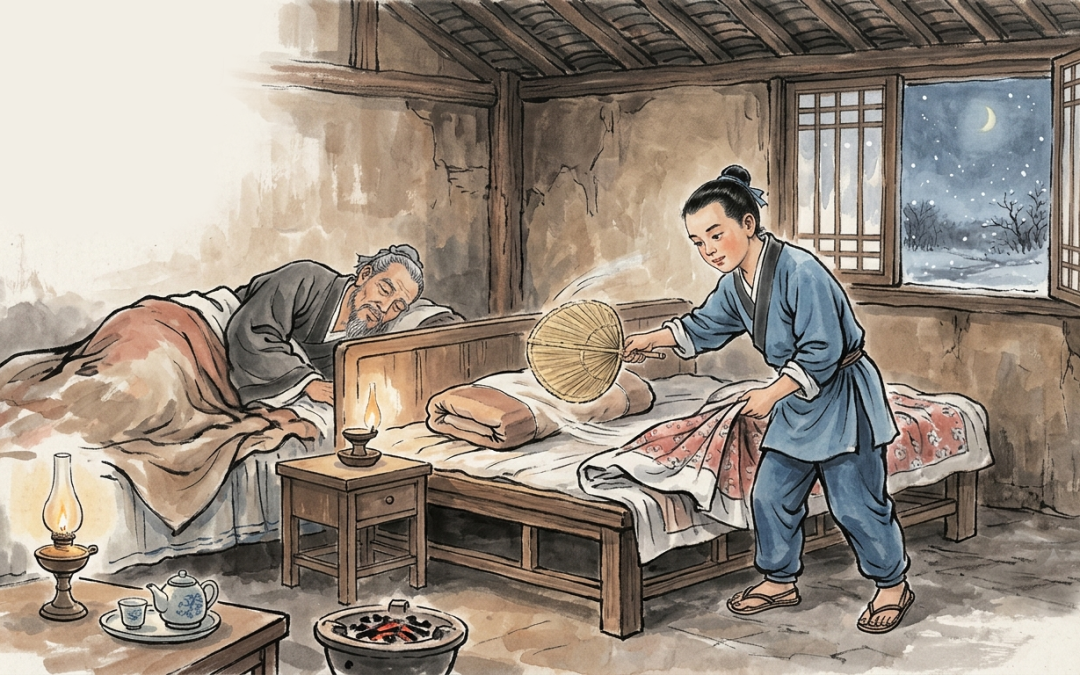 Huang Xiang – Menghangatkan Tempat Tidur Ayahnya