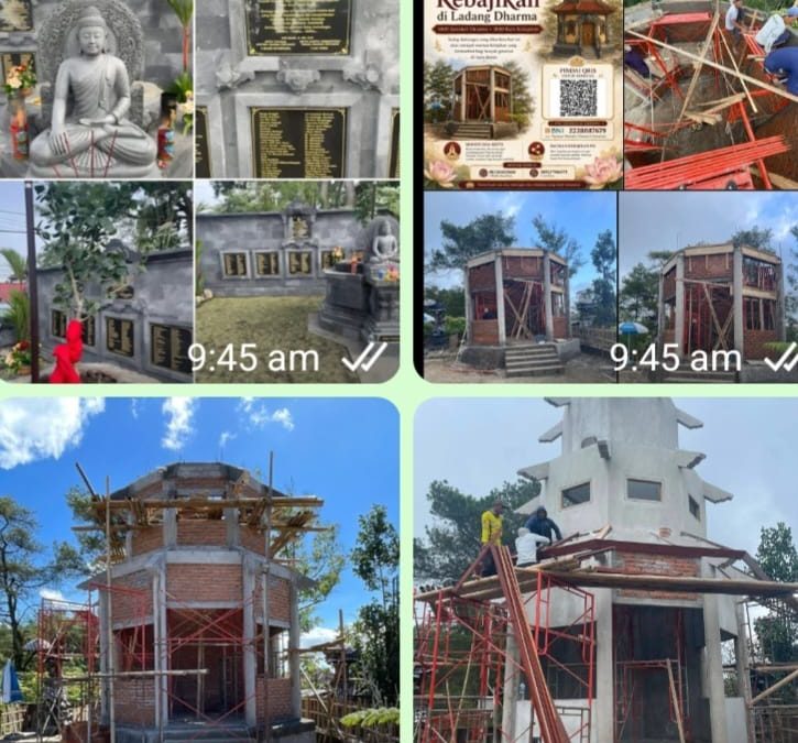 PEMBANGUNAN WIHARA / KLENTENG +  PAGODA DHARMASALAKINTAMANI – BALI