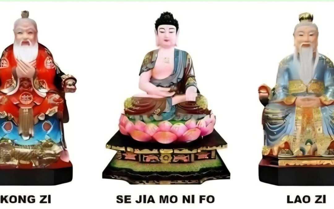 SAM KAUW SENG JIN /SAN JIAO SENG REN / TIGA GURU AGUNG MULIA